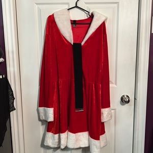 LoveHoney Santa Baby Dress- XXL